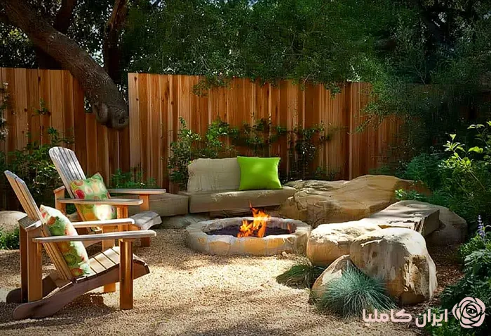 حیاط سازی ویلا